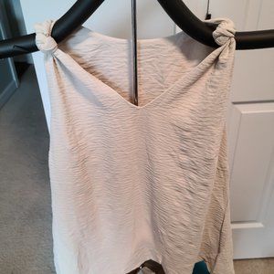 Shoulder Tie sleeveless top